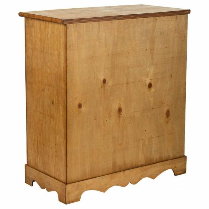 Botellero Alexandra House Living Marrón Madera Metal 31 x 69 x 63 cm Mueble 2 cajones 16 botellas 2