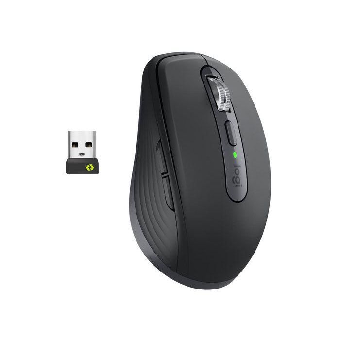 Logitech Ratón Inalámbrico MX Anywhere 3S for Business, 910-006958, Laser RF Wireless + Bluetooth, 8000 DPI, Ergonómico, Multidispositivo, Grafito 2 Logitech Ratón Inalámbrico MX Anywhere 3S for Business, 910-006958, Laser RF Wireless + Bluetooth, 8000 DPI, Ergonómico, Multidispositivo, Grafito 2