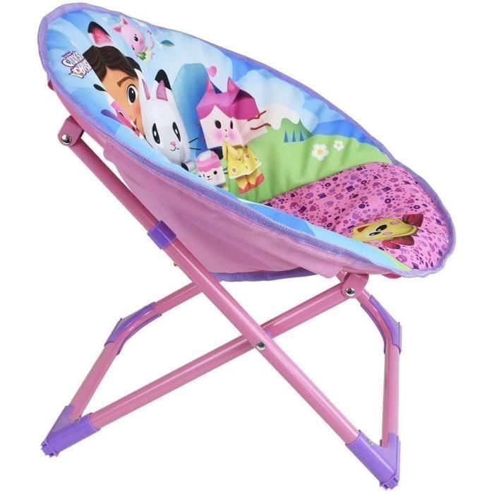 Fun House AAAAL59147 Asiento Lunar Plegable para Niños Gabby y la Casa Mágica h.47 x l.54 x d.42 cm 4 Fun House AAAAL59147 Asiento Lunar Plegable para Niños Gabby y la Casa Mágica h.47 x l.54 x d.42 cm 4