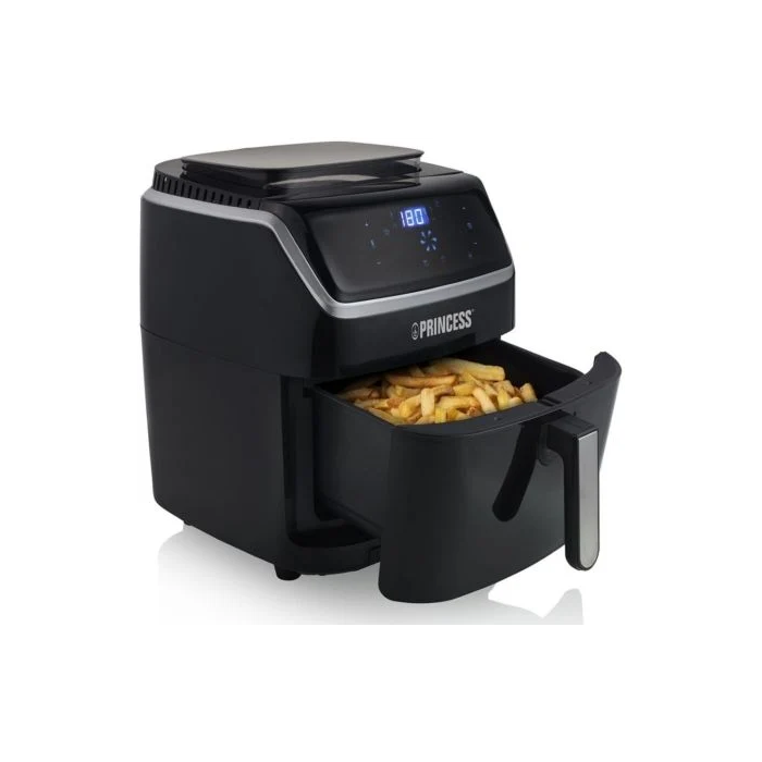 Princess Freidora de Aire Steam AeroFryer 182080 Sin Aceite Vaporera 6,5L 1700W