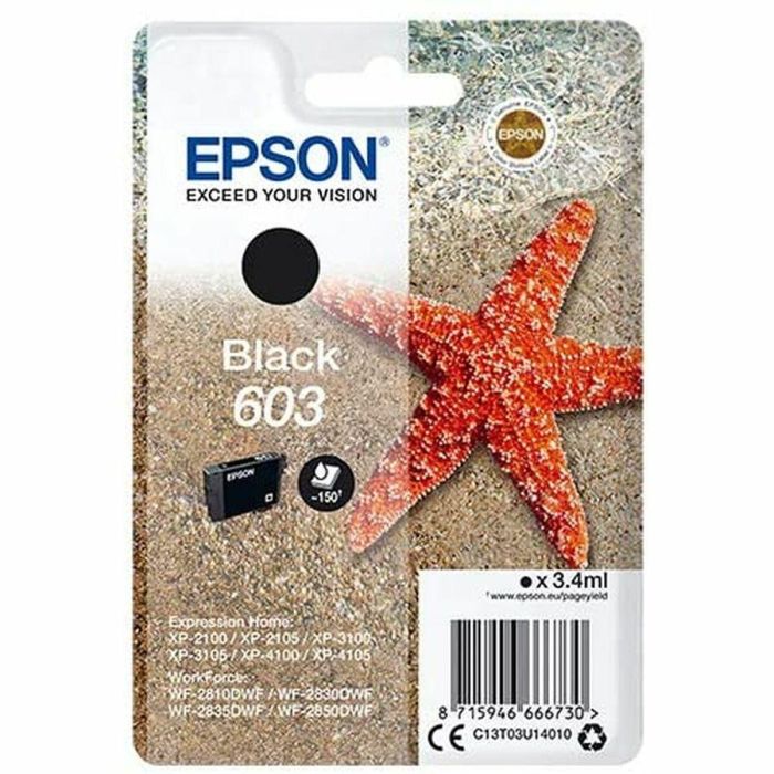 Cartucho de Tinta Original Epson C13T03U14020 Negro Cartucho de Tinta Original Epson C13T03U14020 Negro