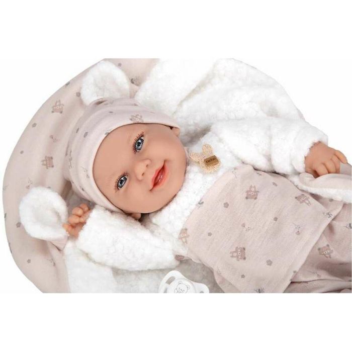 Muñeca elegance 33 cm babyto beige c/ saco de dormir (cuerpo vinyl, sexo niño) 1 Muñeca elegance 33 cm babyto beige c/ saco de dormir (cuerpo vinyl, sexo niño) 1