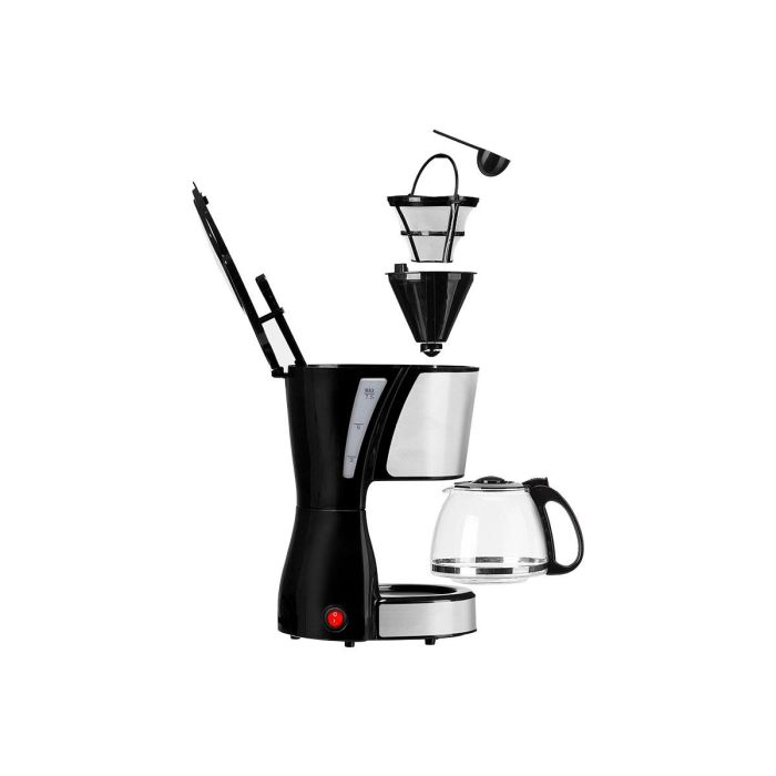 Argon Cafetera de Goteo con Filtro Reutilizable 6 Tazas 750 ml 550W Función Antigoteo Acero Inoxidable 22x28x16.5 cm (Set de 6) 2 Argon Cafetera de Goteo con Filtro Reutilizable 6 Tazas 750 ml 550W Función Antigoteo Acero Inoxidable 22x28x16.5 cm (Set de 6) 2