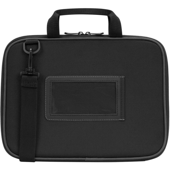 Targus 11.6" Work-in Essentials Case para Chromebook - Estuche Protector con Asa, Correa y Bolsillo, Negro/Gris 1