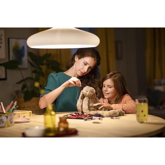 Philips Bombilla LED Equivalente 60 W E27 Blanco cálido no regulable, vidrio, juego de 2 2 Philips Bombilla LED Equivalente 60 W E27 Blanco cálido no regulable, vidrio, juego de 2 2