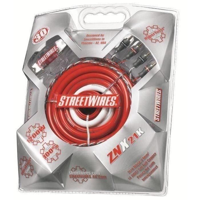 MTX Power Pack 21 mm2 con RCA StreetWires ZNX21K 5 m 1