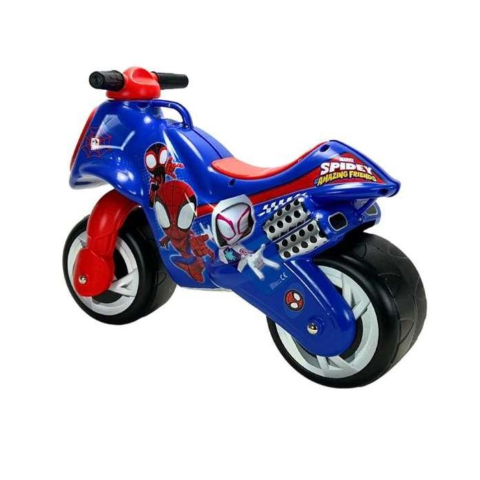 Injusa Correpasillos Moto Neox Spiderman para Niños +18 meses, Material Plástico, Color Azul, 69x27,5x49 cm 4 Injusa Correpasillos Moto Neox Spiderman para Niños +18 meses, Material Plástico, Color Azul, 69x27,5x49 cm 4