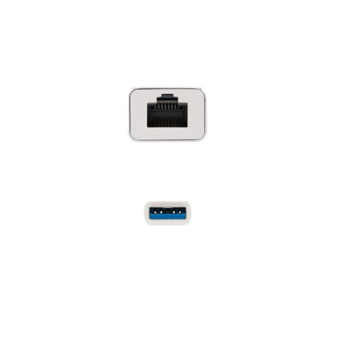 Nanocable 10.03.0401 Adaptador USB 3.0 a RJ45 Gigabit Ethernet 1000 Mbps Chipset RTL8153 15cm Plata 1 Nanocable 10.03.0401 Adaptador USB 3.0 a RJ45 Gigabit Ethernet 1000 Mbps Chipset RTL8153 15cm Plata 1