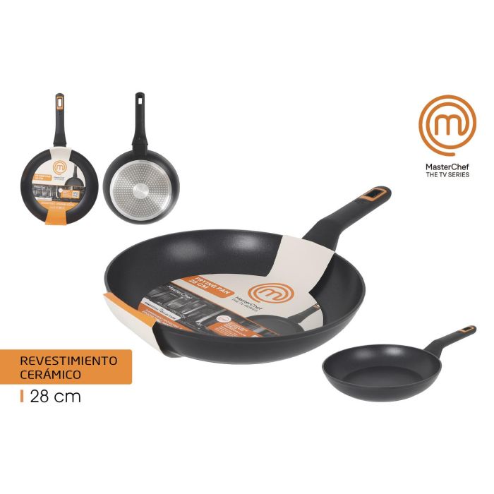 Sartén Masterchef 28 cm aluminio forjado 2.5 mm (6 Unidades) Sartén Masterchef 28 cm aluminio forjado 2.5 mm (6 Unidades)