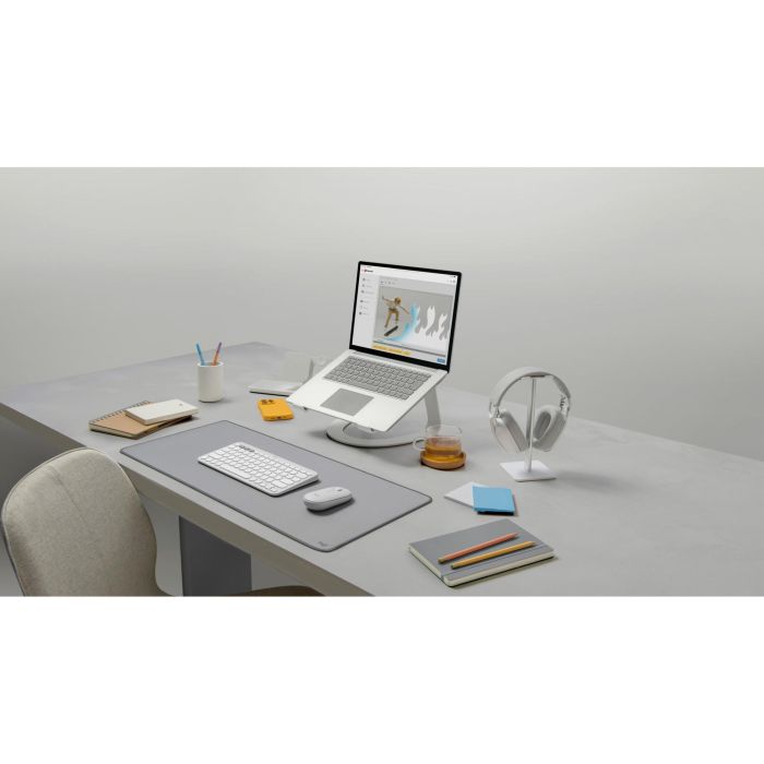 Logitech M350S Pebble 2 Mouse Inalámbrico Ambidextro con Conectividad Bluetooth y RF USB, Sensor Óptico de 4000 DPI 3