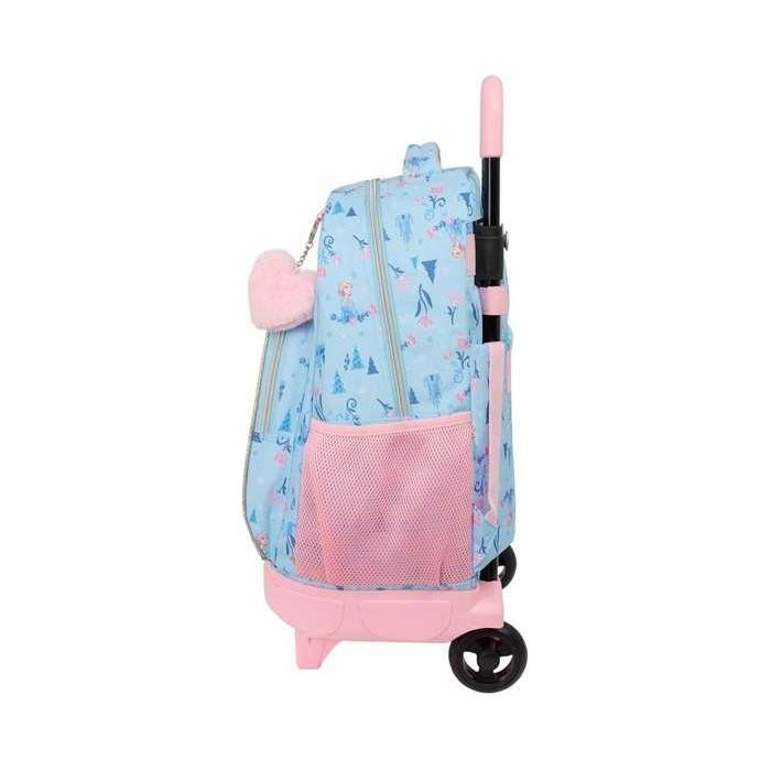 Mochila Escolar con Ruedas Frozen Ice magic Azul 33 x 45 x 22 cm 2