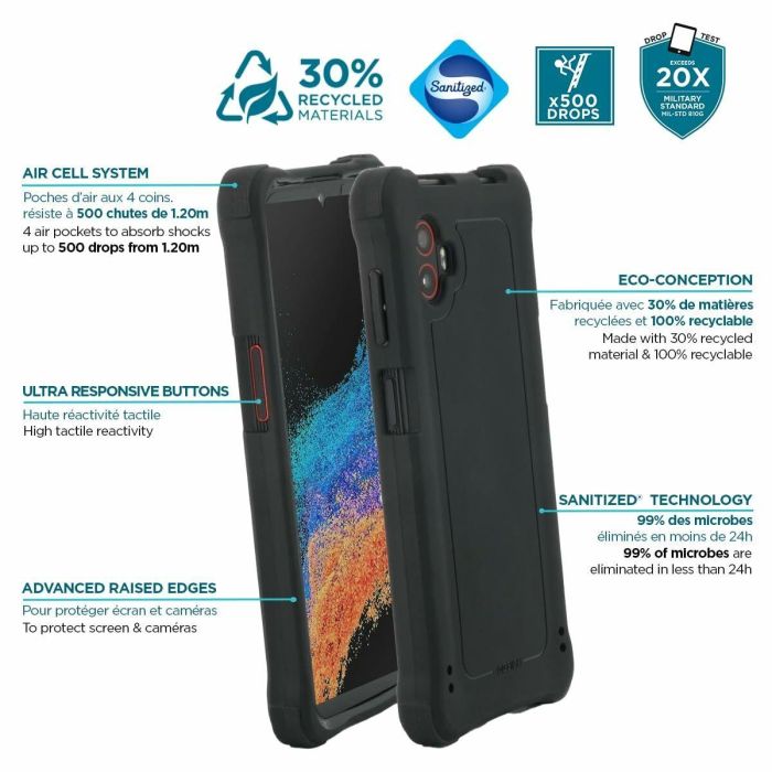 Funda para Móvil Mobilis 054015 Negro 1