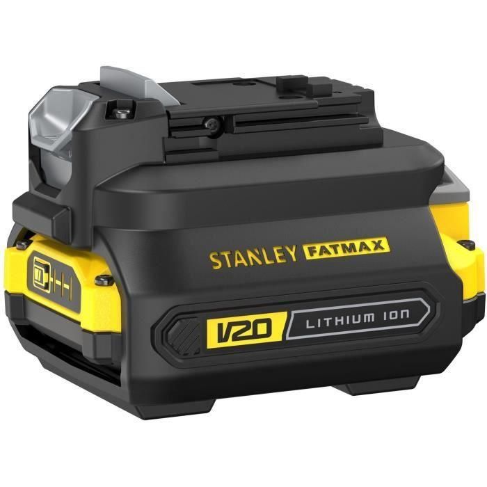 Adaptador de batería - STANLEY FATMAX V20 - SFMCB100-XJ - On 18V Tools Gama 2019 Adaptador de batería - STANLEY FATMAX V20 - SFMCB100-XJ - On 18V Tools Gama 2019