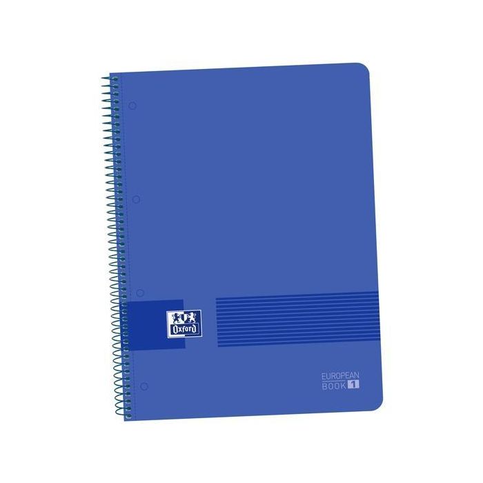 Oxford Cuaderno Live&Go Europeanbook 1 80H A4+ 5x5 mm Microperforado T-Plástico Pack 5 Ud Azul Marino Oxford Cuaderno Live&Go Europeanbook 1 80H A4+ 5x5 mm Microperforado T-Plástico Pack 5 Ud Azul Marino
