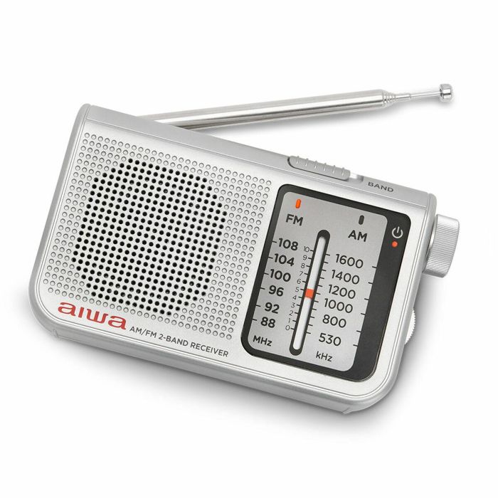 Radio Portátil Aiwa RS55SL Blanco Plateado 3 Radio Portátil Aiwa RS55SL Blanco Plateado 3