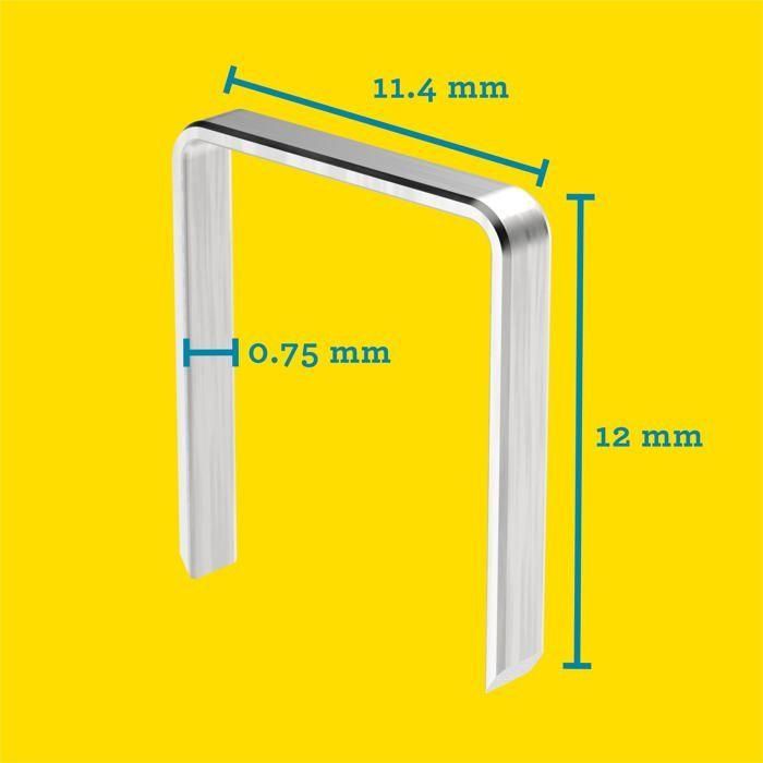 RAPID 5000 grapas n ° 53 Rapid Agraf 12mm 1 RAPID 5000 grapas n ° 53 Rapid Agraf 12mm 1