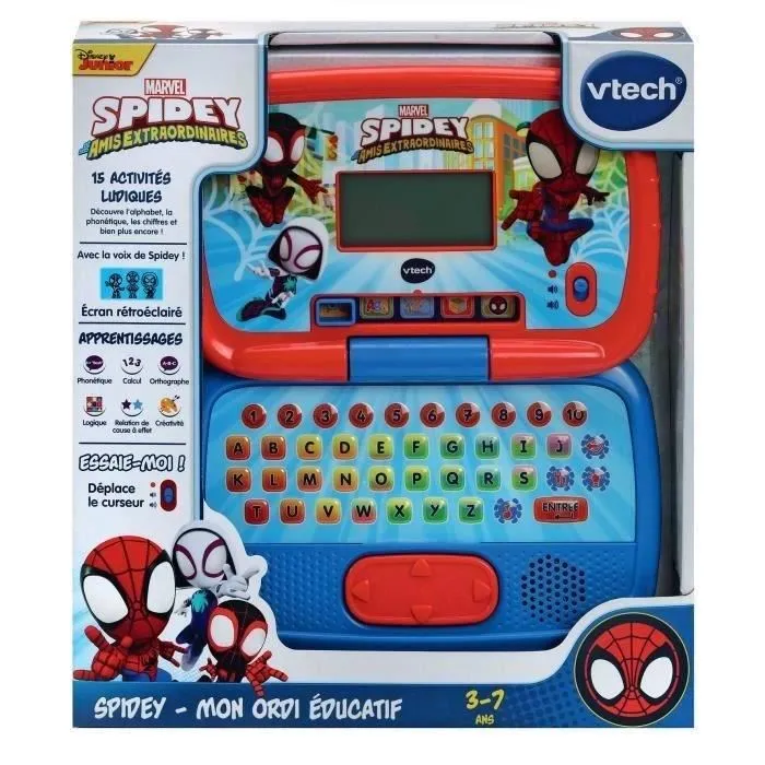 Vtech Mi Computadora Educativa Spidey - Idioma Francés 1