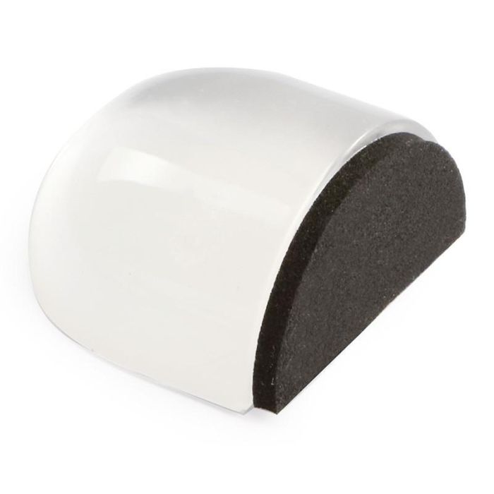 Brinox B90170H Tope Puerta Adhesivo Metacrilato Ovalado Negro 42x39x23mm