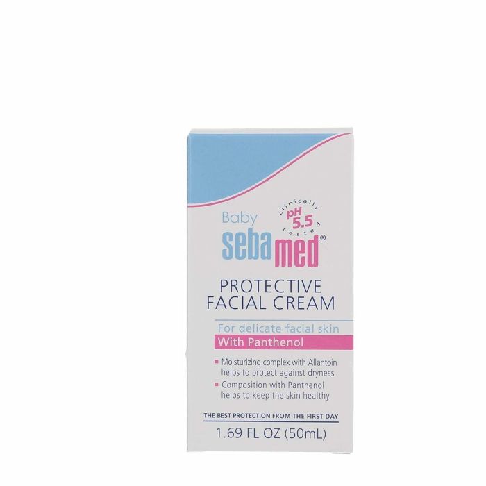 Sebamed Crema Facial Bebé Protectora Piel Delicada y Seca. Hidratante, Escudo contra Irritaciones, Frío y Viento. 50 ml. 1 Sebamed Crema Facial Bebé Protectora Piel Delicada y Seca. Hidratante, Escudo contra Irritaciones, Frío y Viento. 50 ml. 1