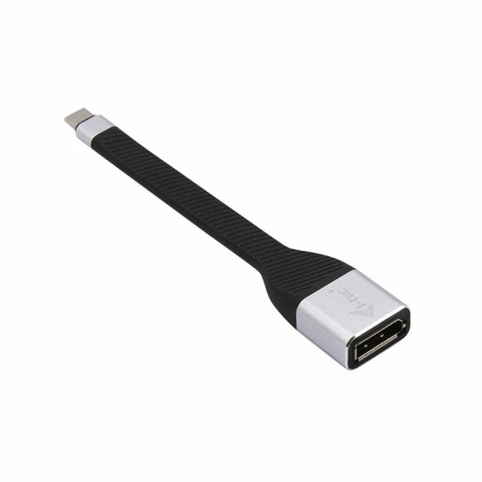 Adaptador USB C a DisplayPort i-Tec C31FLATDP60HZ Negro Adaptador USB C a DisplayPort i-Tec C31FLATDP60HZ Negro