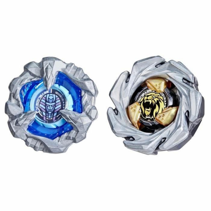 Hasbro Beyblade X Dual Pack Top Cowl Sphinx 1-80GF y Crest Leon 7-60GN - 8 años 9