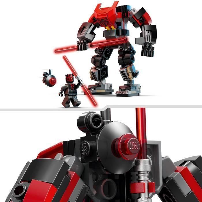 LEGO 75411 Star Wars Meca Darth Maul Articulado con Minifigura y Doble Espada Láser 2 LEGO 75411 Star Wars Meca Darth Maul Articulado con Minifigura y Doble Espada Láser 2
