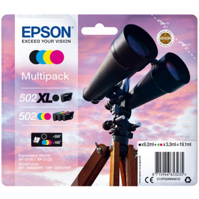 Cartucho de Tinta Original Epson 502 XL Negro