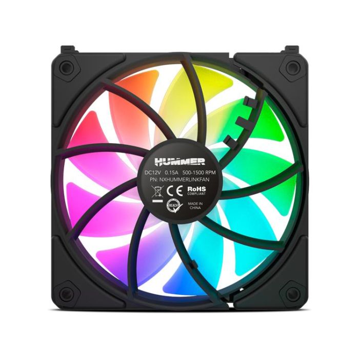 Pack 3 Ventiladores Nox Easy Link/ ARGB/ 12cm 6 Pack 3 Ventiladores Nox Easy Link/ ARGB/ 12cm 6