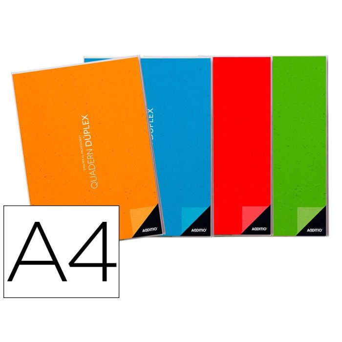 Additio Cuaderno Duplex A4 Para El Profesorado Pvc 112 Páginas C-Surtidos Catalán