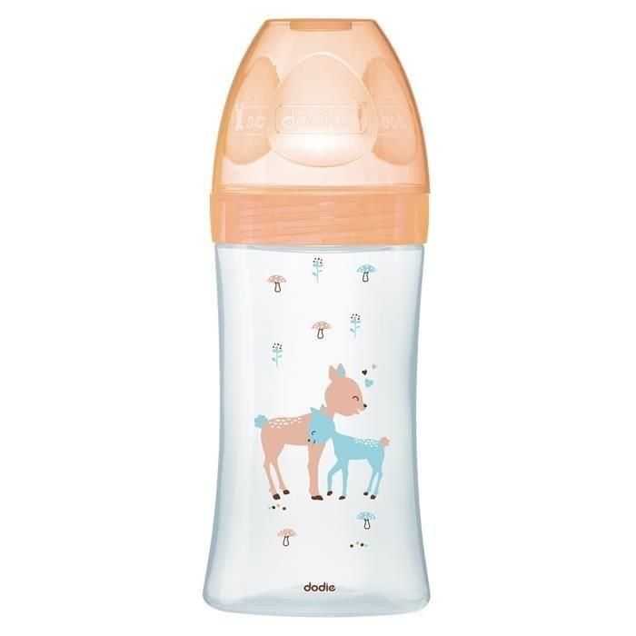 DODIE Sensation Glass Bottle 270 ml Doe Beige - 0-6 meses DODIE Sensation Glass Bottle 270 ml Doe Beige - 0-6 meses