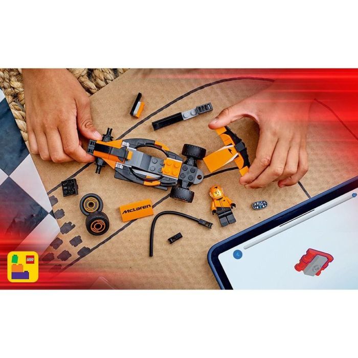 Lego City Juego de Construcción Coche McLaren Fórmula 1 con Piloto, para Niños 6+ Años 8 Lego City Juego de Construcción Coche McLaren Fórmula 1 con Piloto, para Niños 6+ Años 8