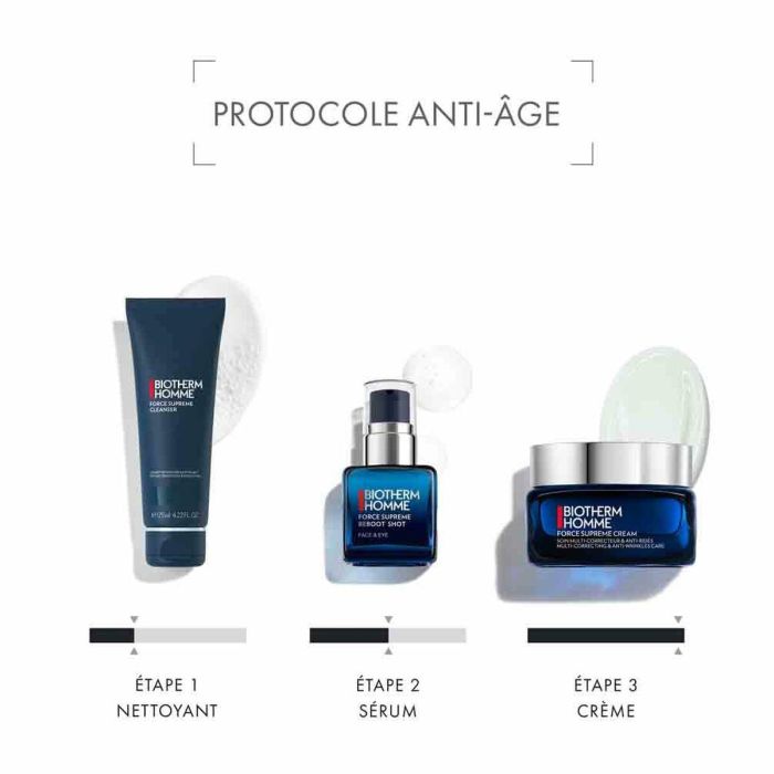 Biotherm FORCE SUPREME FACE RESHAPER Crema Facial Antiarrugas Reafirmante Hombre. Reduce Líneas Finas y Reafirma Contornos 50 ml 1