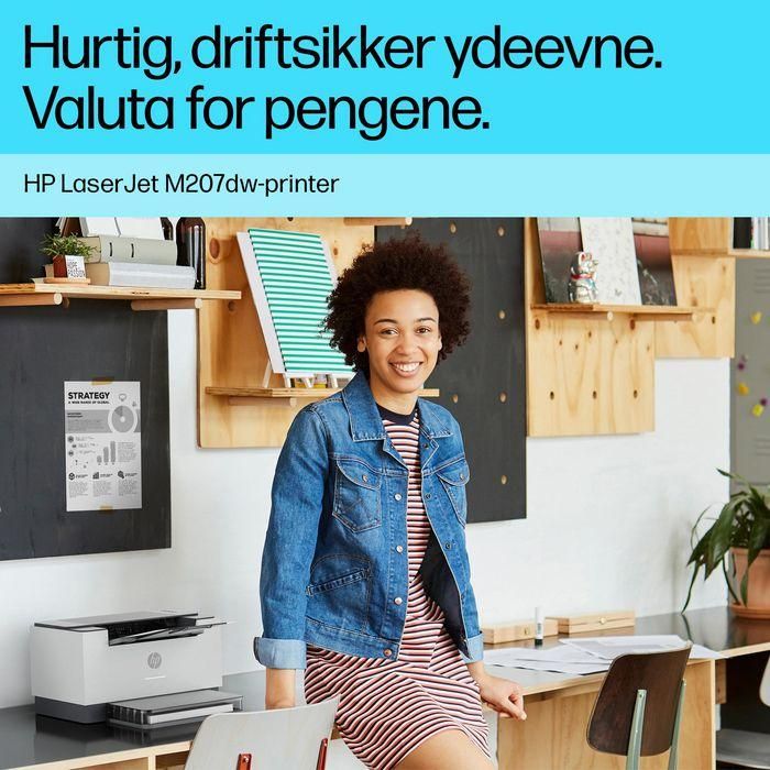 HP M207dw Impresora Láser Monocromo LaserJet WiFi Rápida a Doble Cara y Fácil Configuración por HP App 32