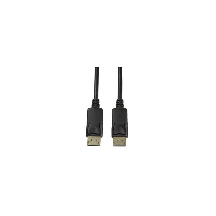 Logilink DisplayPort-Kabel. DP/M zu DP/M. 4K/60 Hz. schw. 5m 1
