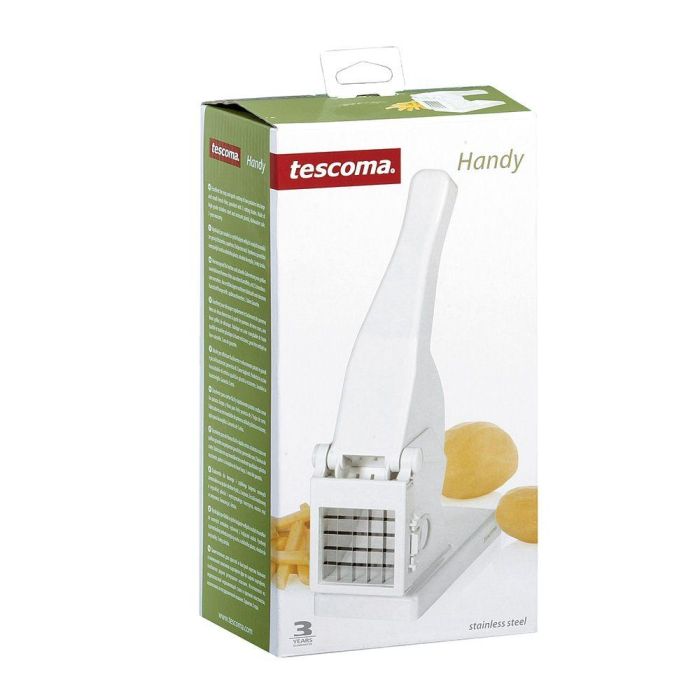 Tescoma Cortador de Patatas Handy para Patatas Fritas y Gajos - Acero Inoxidable, 2 Tamaños de Corte 2 Tescoma Cortador de Patatas Handy para Patatas Fritas y Gajos - Acero Inoxidable, 2 Tamaños de Corte 2