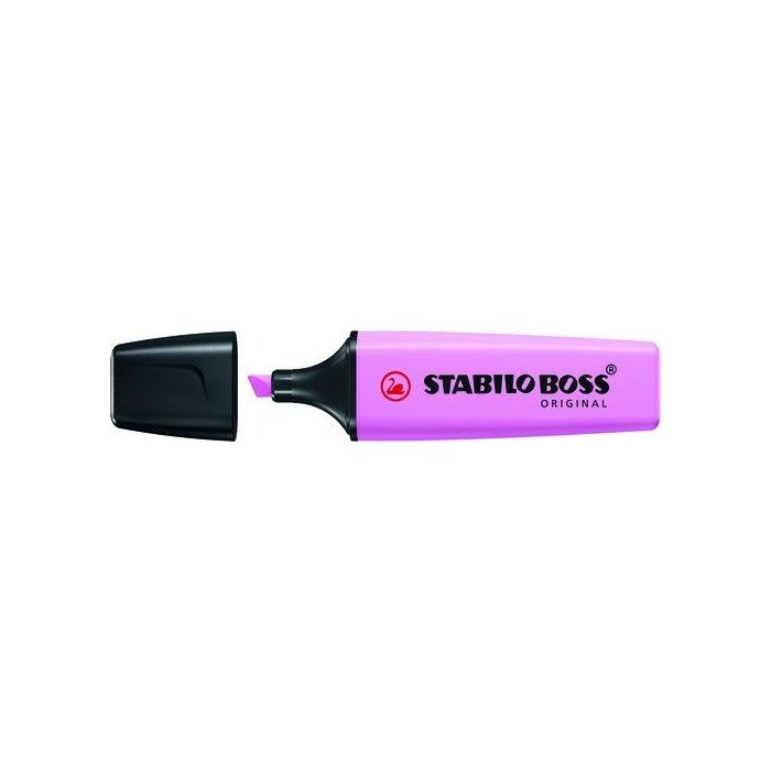Stabilo Marcador Fluorescente Boss Original Fucsia - Tecnología Antisecado, 9 Colores