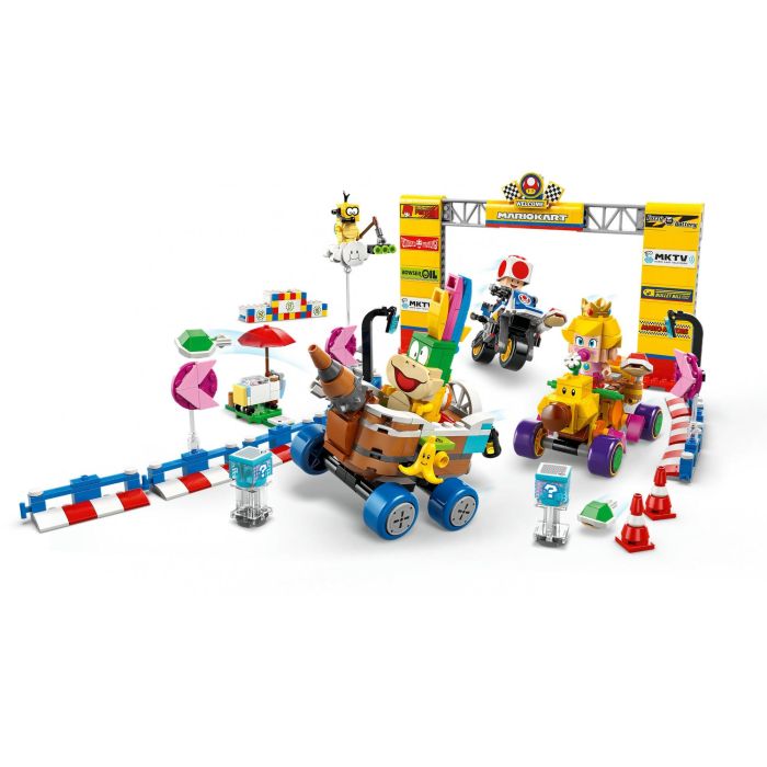 Lego Super Mario 72036 Mario Kart Set Baby Peach y Gran Premio Moto de Juguete