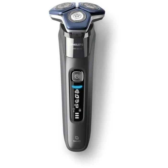 Philips S7886/63 Serie 7000 Afeitadora Eléctrica para Hombre con 3 Cabezales Flexibles, Tecnología SkinIQ, Recortadora Integrada y Uso en Seco/Mojado, Azul Philips S7886/63 Serie 7000 Afeitadora Eléctrica para Hombre con 3 Cabezales Flexibles, Tecnología SkinIQ, Recortadora Integrada y Uso en Seco/Mojado, Azul