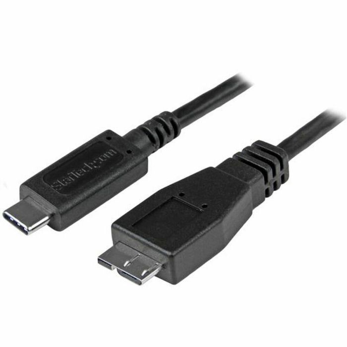 Cable USB a Micro USB Startech USB31CUB1M USB C Micro USB B Negro