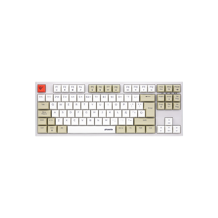 Teclado Phoenix ROYAL TKL Qwerty Español 1 Teclado Phoenix ROYAL TKL Qwerty Español 1