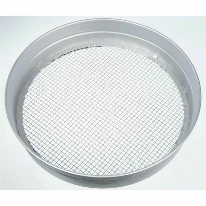 Nature Tamiz Rejilla Malla Acero Galvanizado 6 mm Ø37 x H7.4 cm