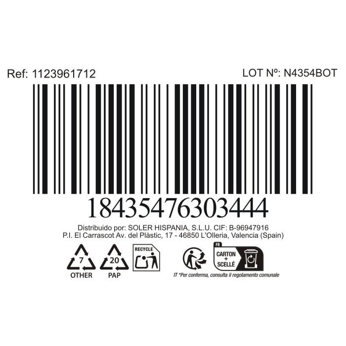 La Mediterranea Set 6 Vasos "Corella" 270 ml (8 Cajas)