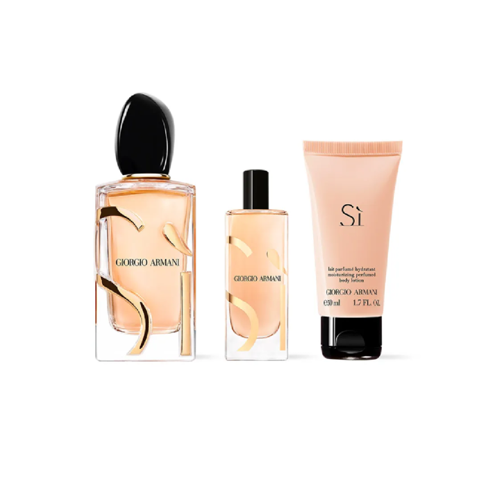 Armani, Si Edp Vapo 100 mL + Edp 15 Vapo + Body Lotion 50 mL Armani, Si Edp Vapo 100 mL + Edp 15 Vapo + Body Lotion 50 mL