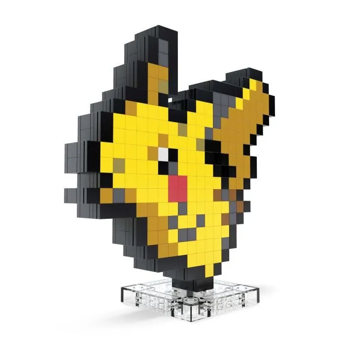 Mega Pokémon HTH74 Pikachu Set de Construcción Retro 400 Piezas 1 Mega Pokémon HTH74 Pikachu Set de Construcción Retro 400 Piezas 1