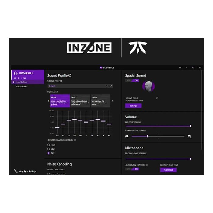 SONY INZONE H9 II Auriculares Gaming Inalámbricos con Cancelación de Ruido, Batería 30h, Blanco y Negro