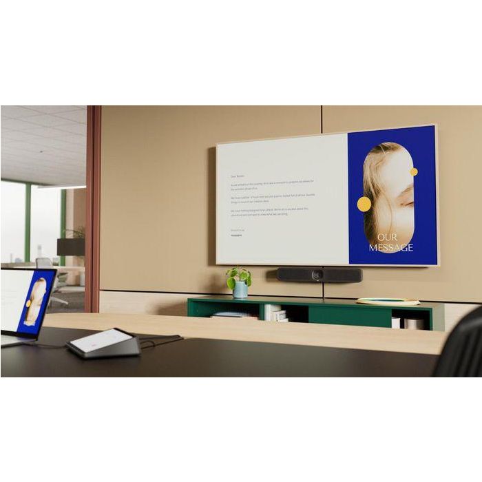 Logitech MeetUp 2 Cámara Videoconferencia 4K UHD 120° FOV Grafito USB HDMI Ethernet 3