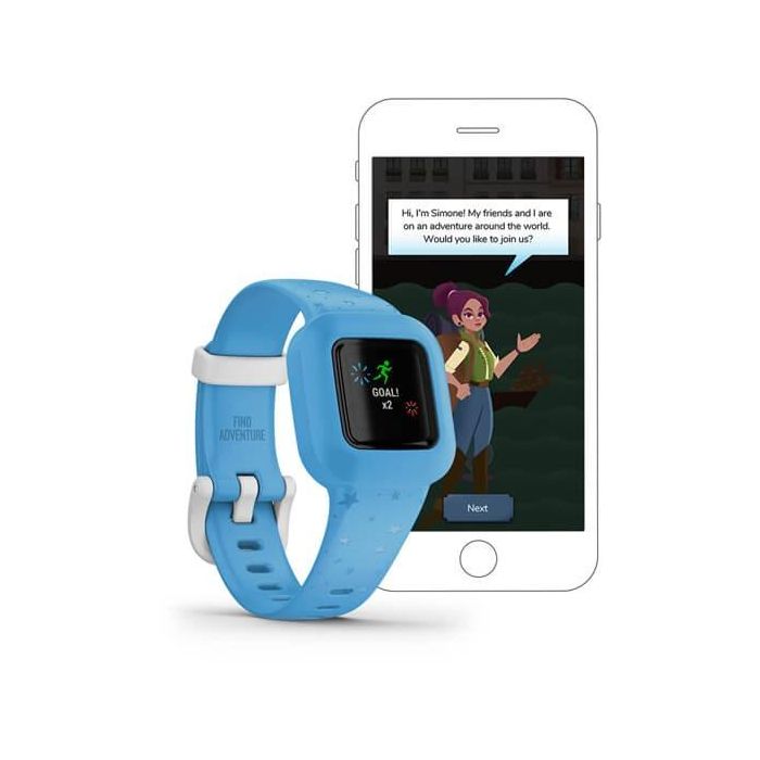 Garmin vivofit jr. 3 Stars Blue Reloj Inteligente para Niños a Prueba de Agua MIP Pantalla Color 2