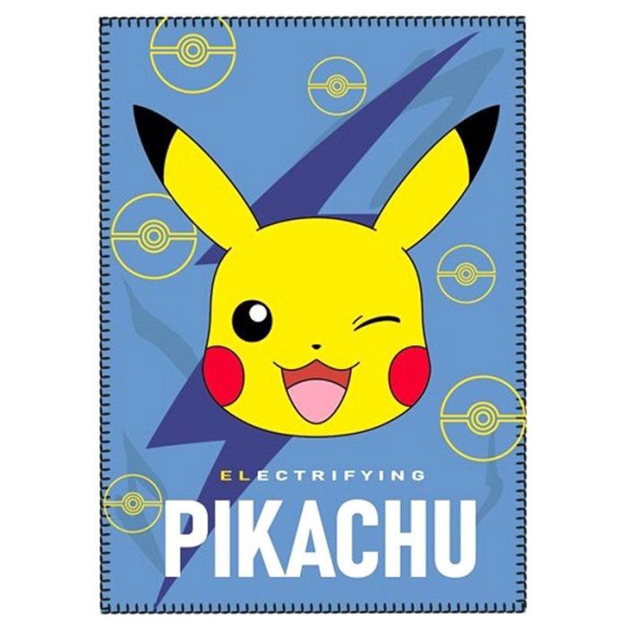 Nintendo Manta polar Pokémon Pikachu 100x140cm 100% poliéster
