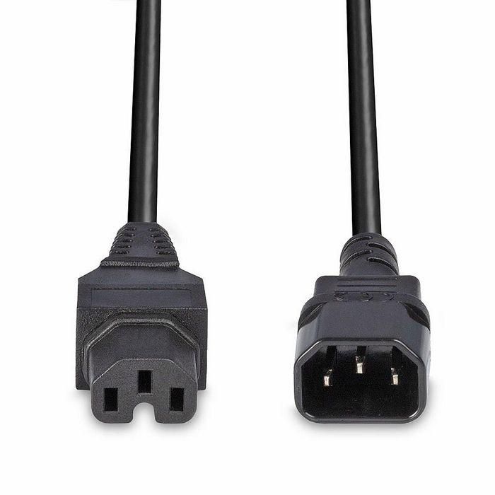 Cable Alimentación C14 C15 LINDY 30314 Negro 2 m 3 Cable Alimentación C14 C15 LINDY 30314 Negro 2 m 3