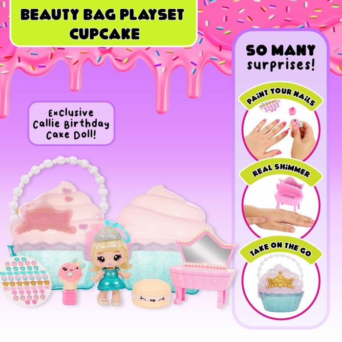 L.O.L. Surprise! LIT35051546733 Juego de Neceser con Muñeca y Brillo de Labios Cupcake 8